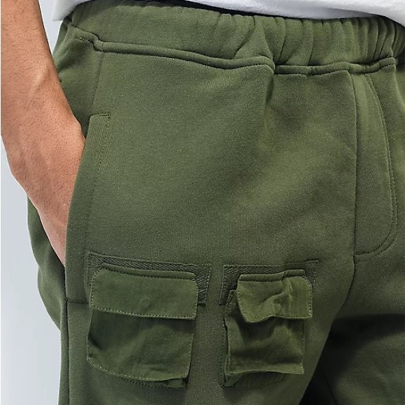 Primitive Vision Fleece Green Sweat Pants Joggers - Picture 4 of 6